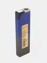 Синий зажигалка, газовая, заправляемая