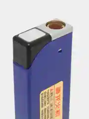 Синий зажигалка, газовая, заправляемая