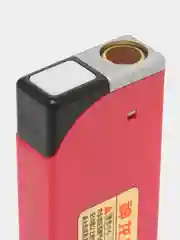 Розовый зажигалка, газовая, заправляемая
