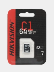 Карта памяти Hikvision C1 microSD 16/32/64/128GB Class10 V10 micro SD микросд флеш карта