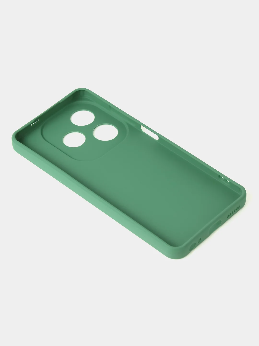 Зеленый чехол для Tecno Spark GO 2024 /Tecno Pop 8 цветной матовый с дополнительной защитой камеры
