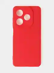 Красный чехол для Tecno Spark GO 2024 /Tecno Pop 8 цветной матовый с дополнительной защитой камеры