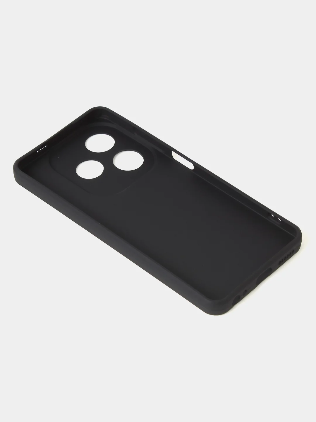 Черный чехол для Tecno Spark GO 2024 /Tecno Pop 8 цветной матовый с дополнительной защитой камеры