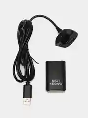 Зарядное устройство Xbox 360: кабель + аккумуляторная батарея Play & Charge Kit, 4800 mAh