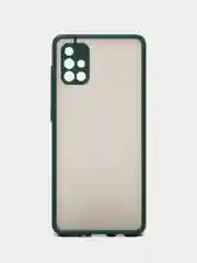 Морской чехол Samsung Galaxy A71 (Самсунг Галакси А71), пластиковый, матовый, с цветными кнопками