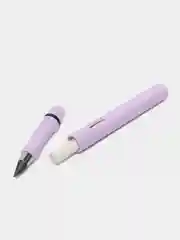 Фиолетовый карандаш для рисования, вечный, с ластиком, черный