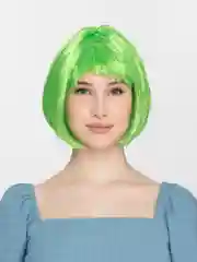 Зеленый парик Карэ