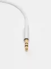 Белый кабель AUX-Lightning, для iPhone, 3,5 jack, 1 м