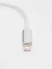 Белый кабель AUX-Lightning, для iPhone, 3,5 jack, 1 м