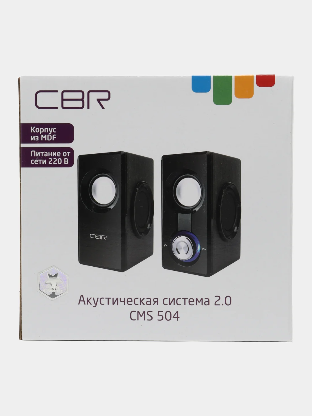 Черный колонки компьютерные CBR CMS 504