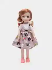Розовый кукла детская 28 см куколка говорящая звуком развивающая игрушка подарок для детей девочек