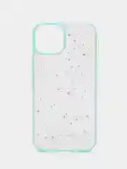 Бирюзовый блестящий чехол для iPhone 7/8, XR, 11, 12