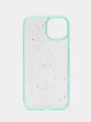 Бирюзовый блестящий чехол для iPhone 7/8, XR, 11, 12