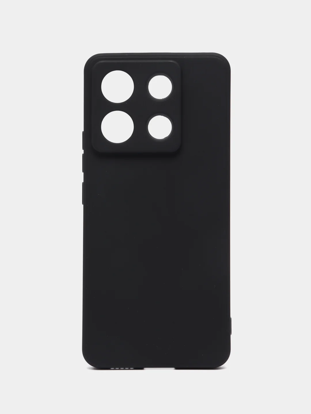 Черный чехол для Xiaomi Poco X6 (Сяоми Поко Икс 6 / Х6), прозрачный