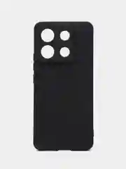 Черный чехол для Xiaomi Poco X6 (Сяоми Поко Икс 6 / Х6), прозрачный