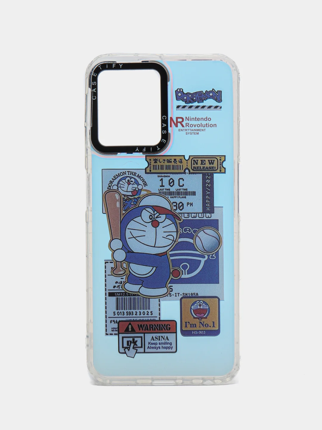Фиолетовый накладка для Realme C35 Casetiffy, рисунок с переливом