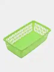 Салатовый корзина для хранения прямоугольная