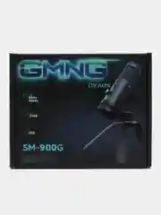 Черный микрофон игровой студийный GMNG SM-900G, 2 м, конденсаторный для стриминга