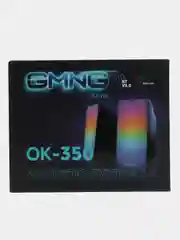 Черный колонки компьютерные блютуз Oklick OK-350 2.0, Bluetooth, 8 Вт