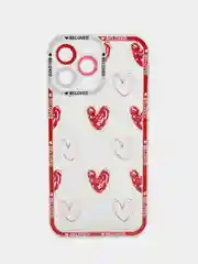Красный чехол для iPhone 11, 12, 13, 14, 15, Pro, Max, чехол на айфон силиконовый с принтом