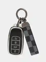 Черный чехол для смарт ключа Chery Tiggo 7 Pro Max, 8 Pro Max, Omoda C5, Arrizo 8, Exeed RX