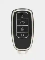 Черный чехол для смарт ключа Chery Tiggo 7 Pro Max, 8 Pro Max, Omoda C5, Arrizo 8, Exeed RX