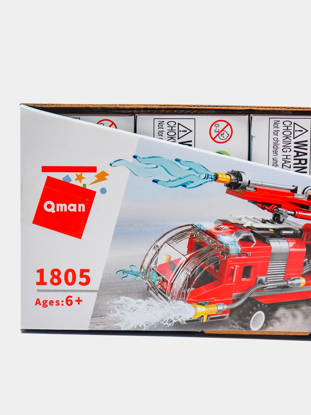 Конструктор Qman 1805 "Пожарная техника", 8 в 1