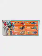 Красный конструктор Super Alloy Ares 1412 QMAN Трансформер 6 в 1, 6 конструкторов