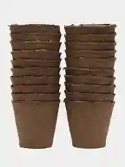 Торфяной горшок, 11 х 10 см, 500 мл, 10 штук, 20 штук
