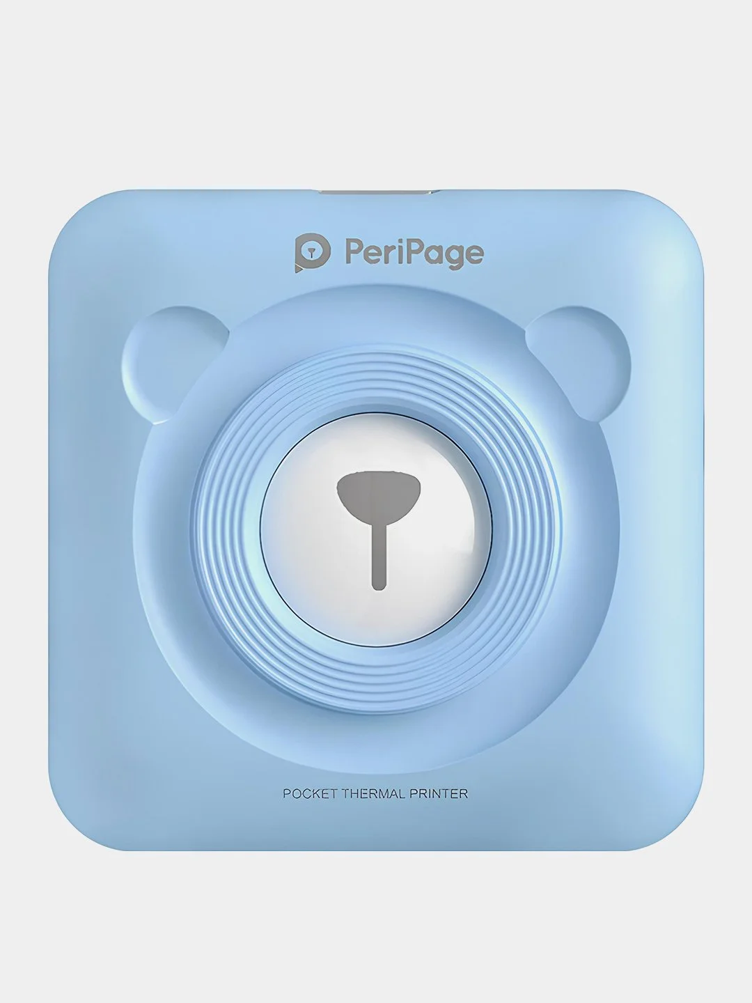 Голубой портативный термопринтер PeriPage A6, Bluetooth