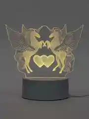 Желтый светильник 3D, светодиодный ночник, LED