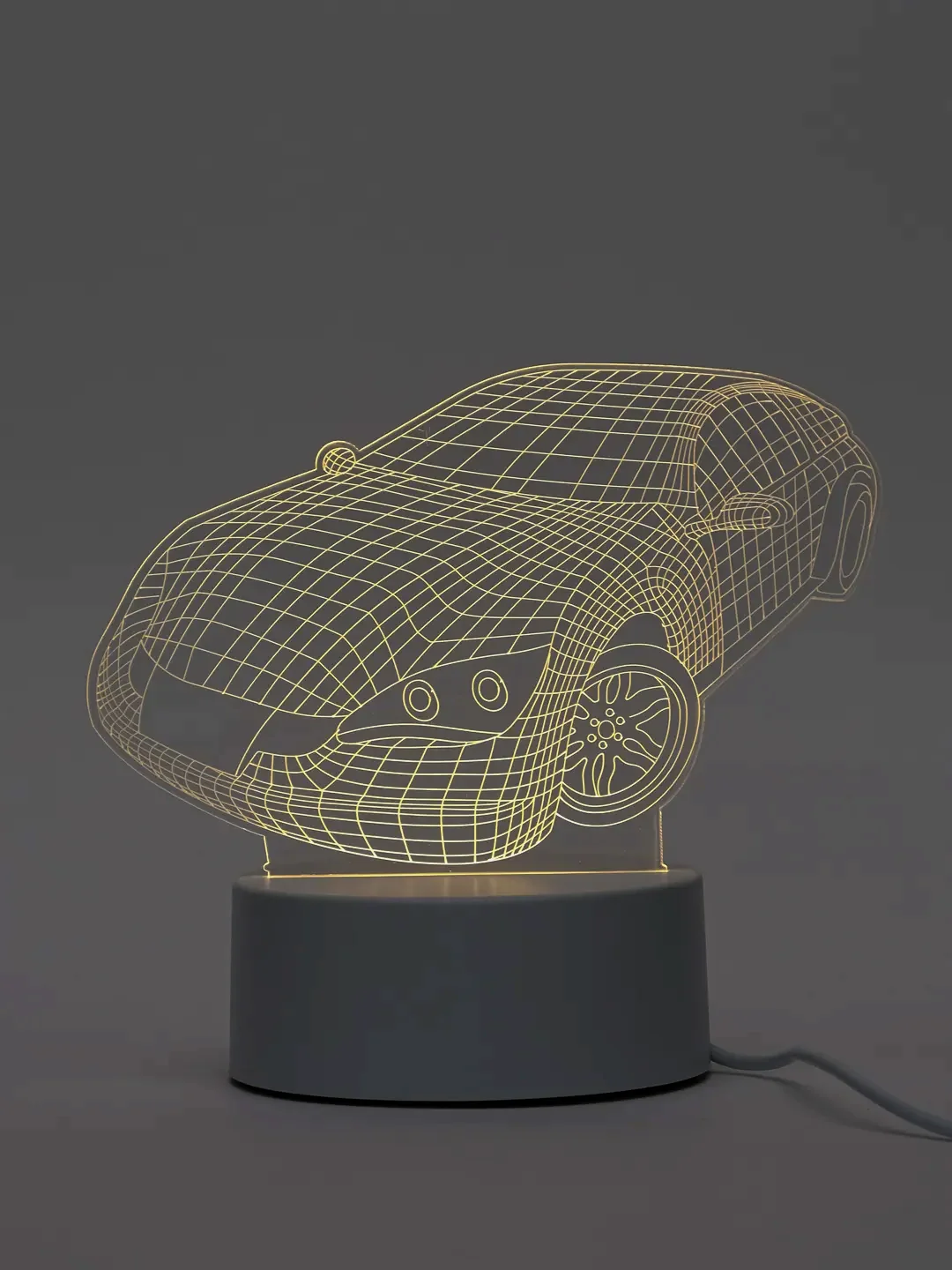 Фуксия светильник 3D, светодиодный ночник, LED