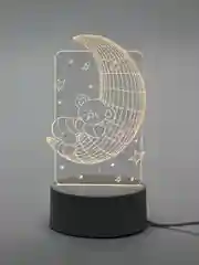 Пудровый светильник 3D, светодиодный ночник, LED