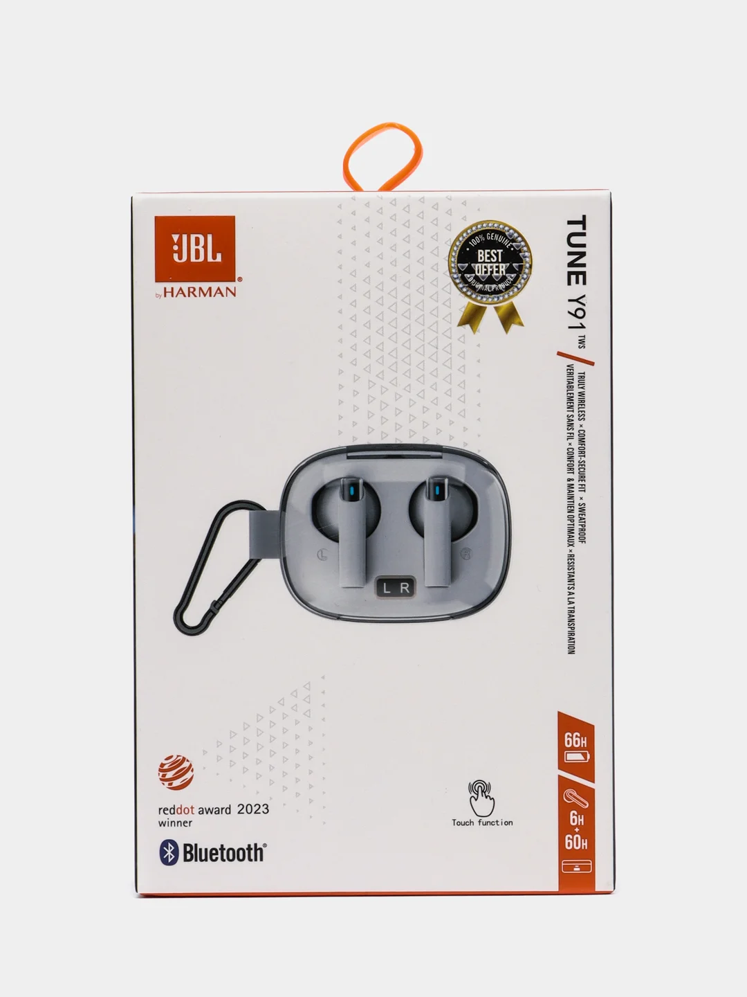 Серый беспроводные наушники JBL TUNE Y91