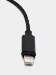 Черный кабель-переходник AUX Lightning, 3,5 мм, Jack, 1 м
