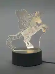 Хром светильник 3D, светодиодный ночник, LED