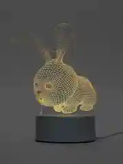 Кремовый светильник 3D, светодиодный ночник, LED