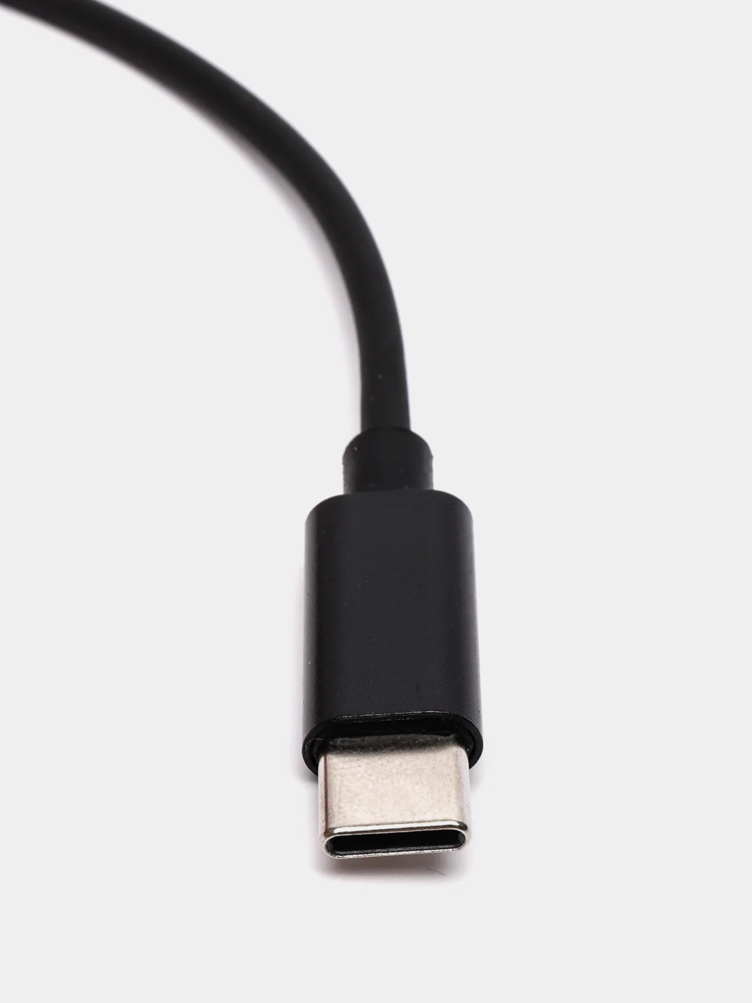 Белый кабель-переходник AUX Type-C 3,5мм, jack, 1 м