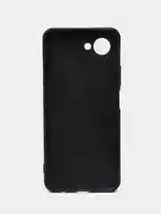 Черный силиконовый чехол Realme C 30/C30S (Реалми C30/C30S), матовый, с защитой камер