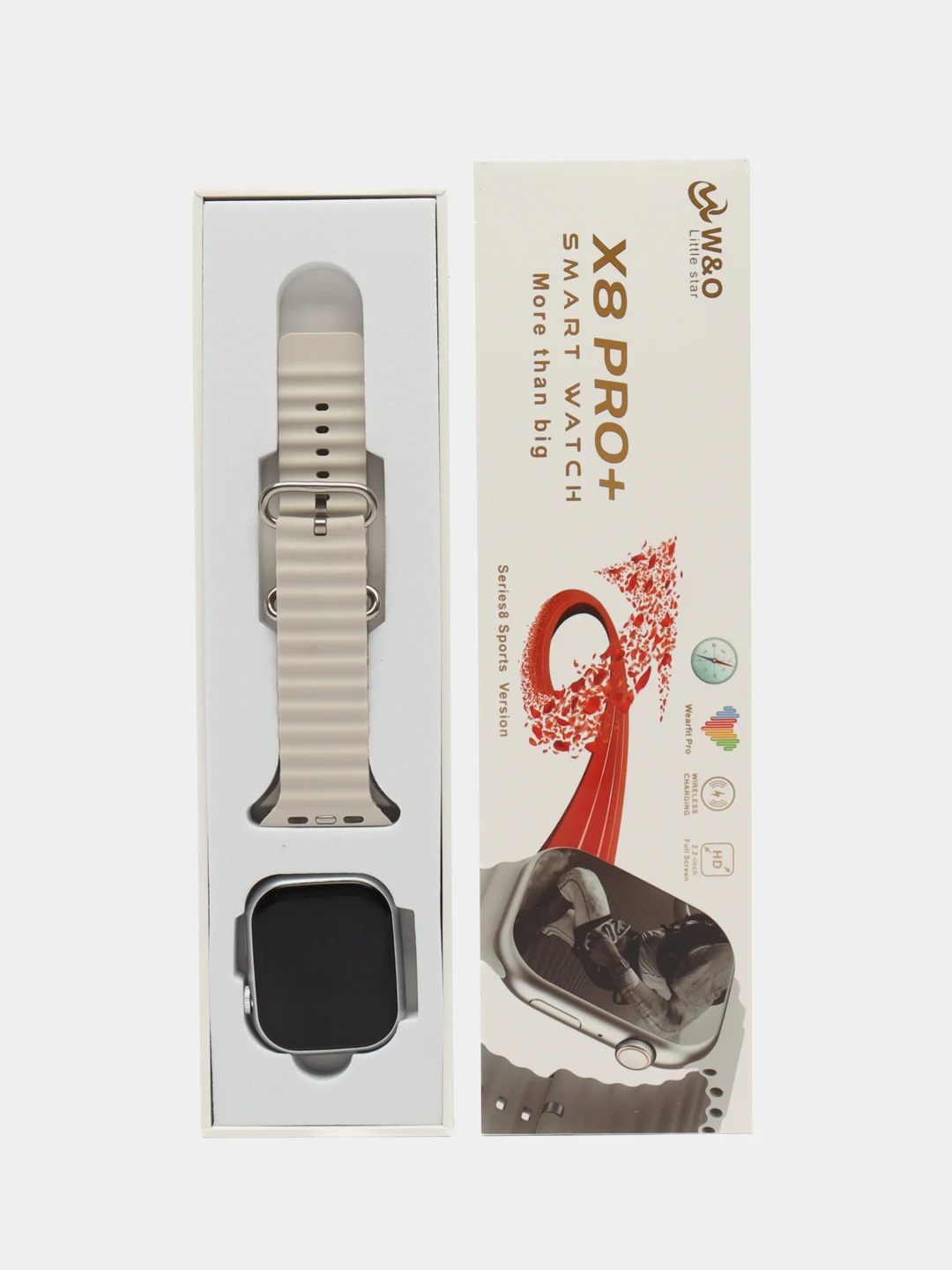 Серый smart Watch 8 умные часы X8 Pro+, 45 мм, для мужчин, женщин, голосовой помощник