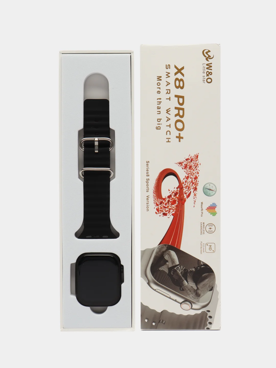 Черный smart Watch 8 умные часы X8 Pro+, 45 мм, для мужчин, женщин, голосовой помощник