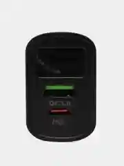 Черный зарядное устройство с быстрой зарядкой для iPhone iOS и Android, 18W и 20W, Type-C