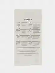 Пастельно-коралловый временные татуировки