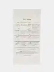 Пастельно-коралловый временные татуировки, тату на тело, FLASH TATTOO