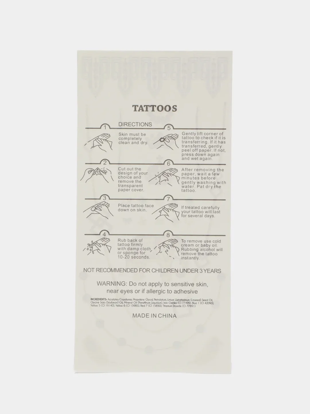 Золотой временные татуировки, тату на тело, FLASH TATTOO