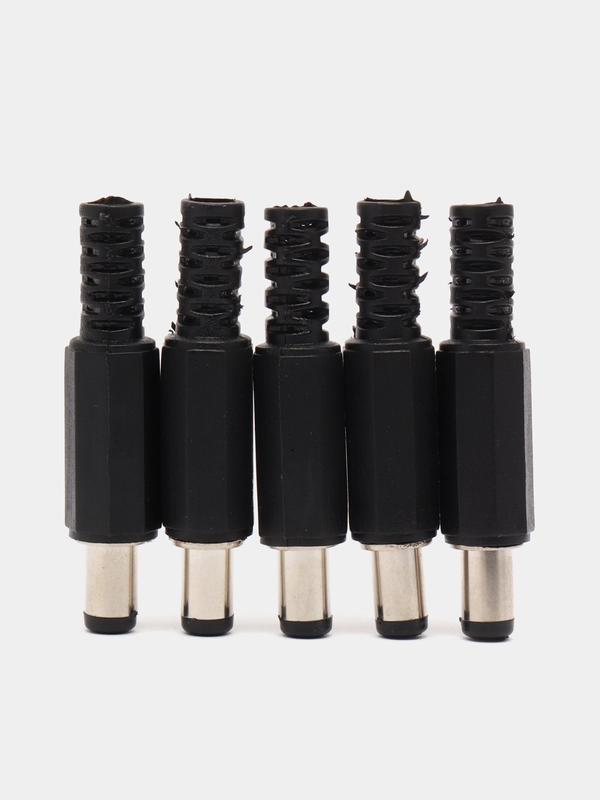 Штекер питания DC005 5.5*2.1 х 9 mm, 5 штук