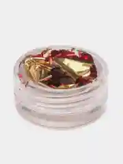 Красный фольга поталь, мягкая, сжатая