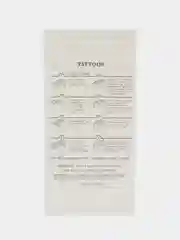 Золотой временные татуировки, FLASH TATTOO
