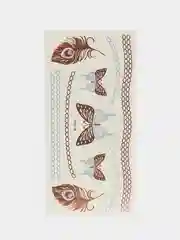Пастельно-коралловый временные татуировки Flash tattoo