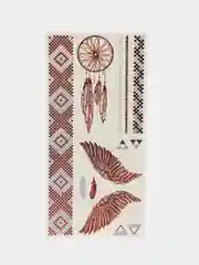 Пастельно-коралловый временные татуировки Flash Tattoo